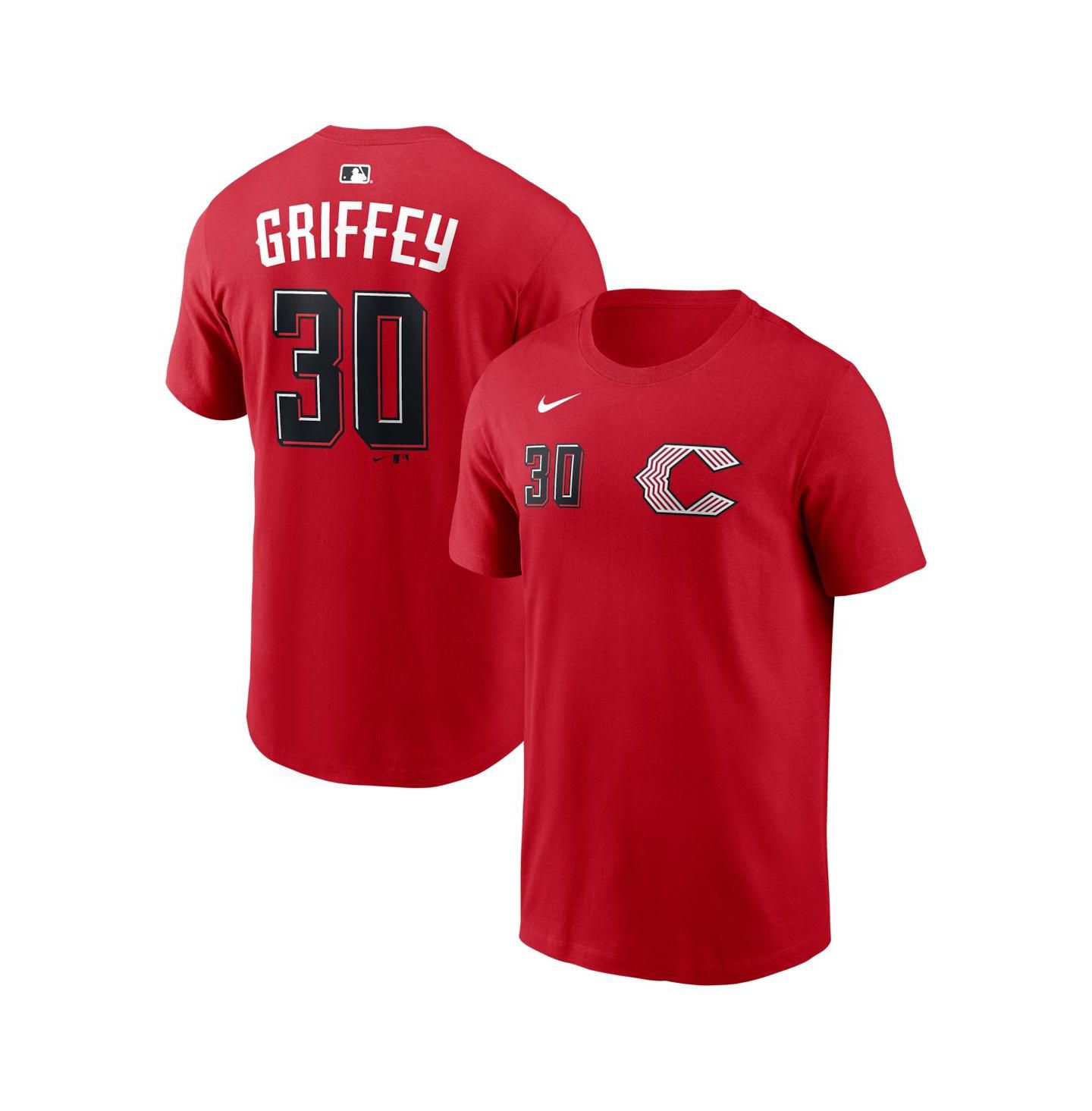 Мужская футболка Nike Ken Griffey Jr. Red Cincinnati Reds 2026 City Connect Name & Number — фото 1
