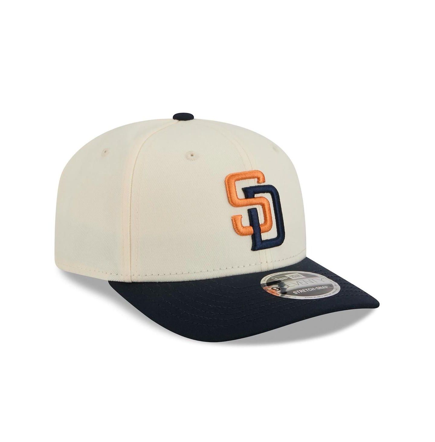Мужская кепка New Era Cream/Navy San Diego Padres 2026 City Connect 9SEVENTY Adjustable Hat — фото 3