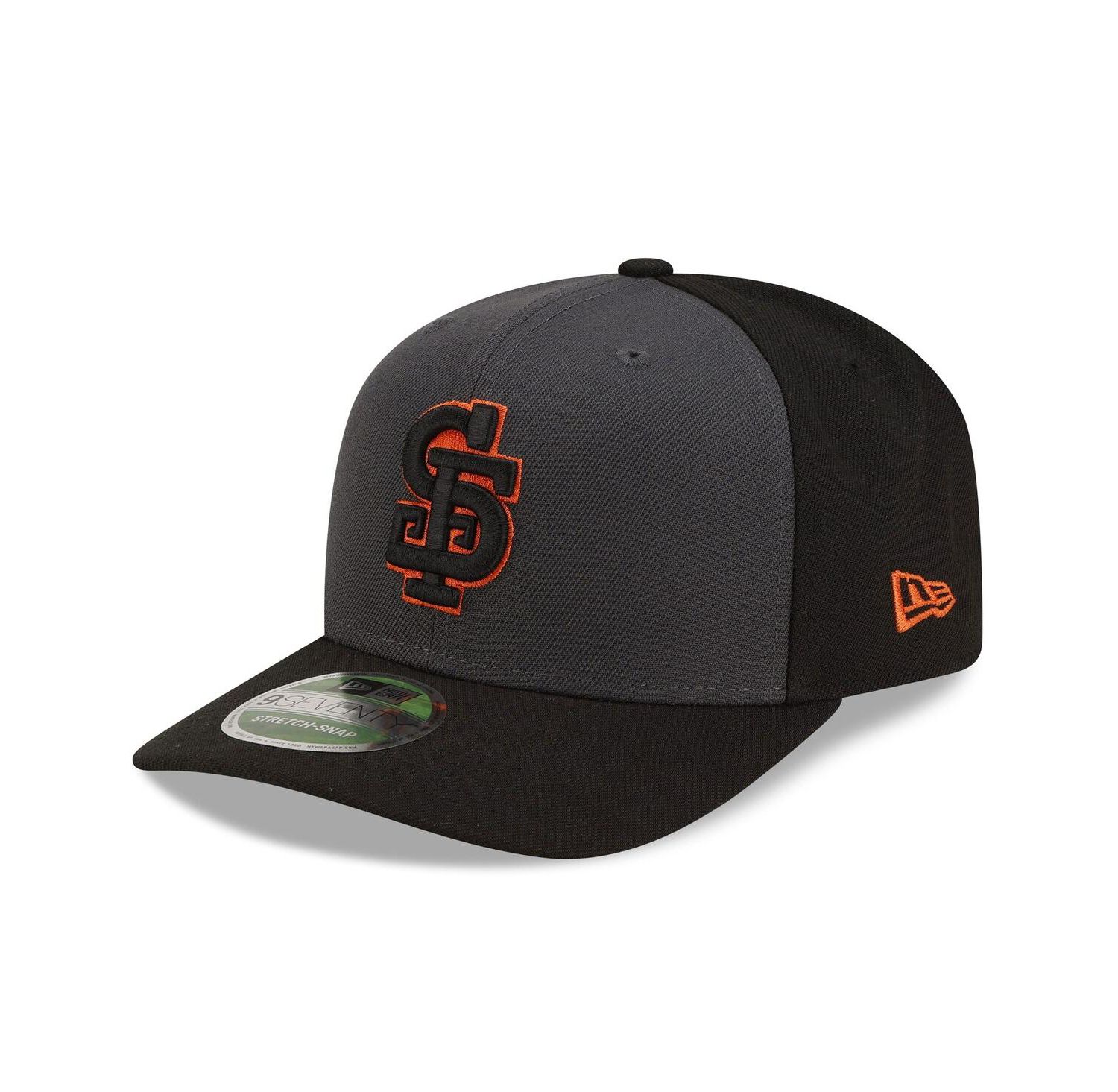 Men's Gray/Black San Francisco Giants Player Replica Alternate 9SEVENTY Adjustable Hat