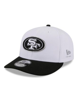 Men's White/Black San Francisco 49ers 2026 NFL Draft Pre-Curved 9FIFTY Snapback Hat