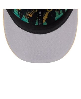 Men's Black/Gold New Orleans Saints 2026 NFL Draft Pre-Curved 59FIFTY Fitted Hat