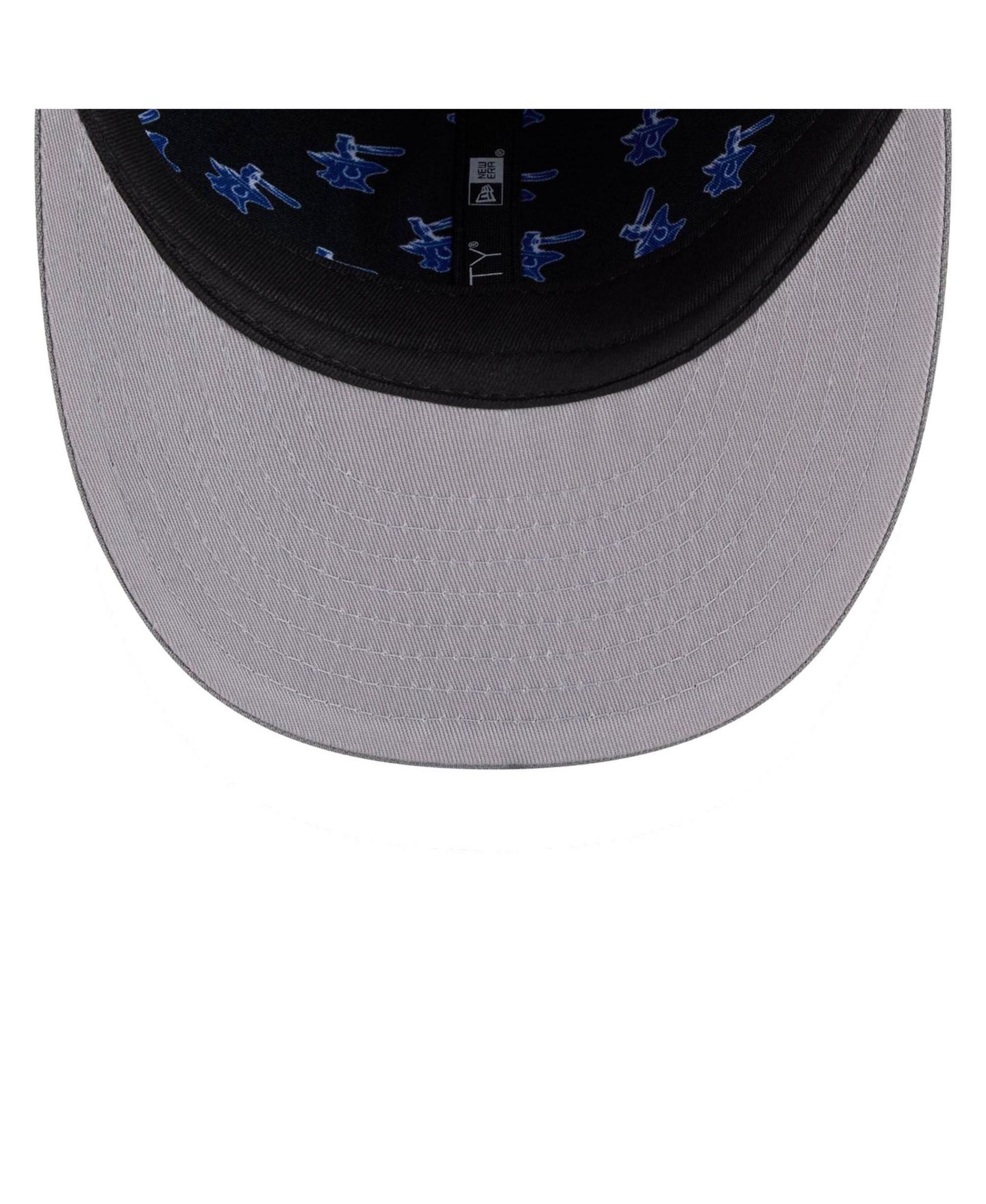 Мужская кепка New Era Royal/Gray Indianapolis Colts 2026 NFL Draft Pre-Curved 59FIFTY Fitted Hat — фото 5