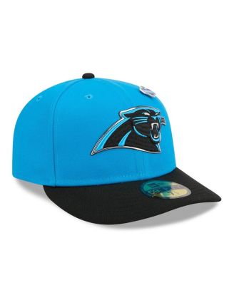 Men's Blue/Black Carolina Panthers 2026 NFL Draft Pre-Curved 59FIFTY Fitted Hat