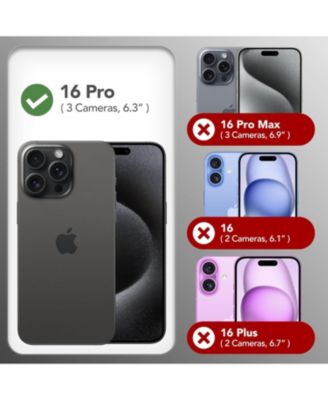 Magnetic for iPhone 16 Pro Case, Compatible with MagSafe, Silicone Shockproof Anti-Scratch Protective Phone Case 6.3 inch, Stone