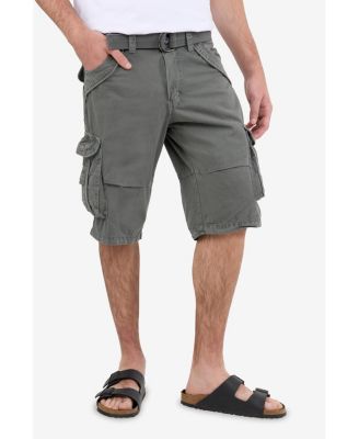 Big & Tall Cargo Shorts Camo & Solid Colors 12.5" Inseam Knee Length Classic Fit Multi Pocket