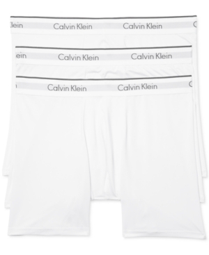 image of Calvin Klein Men-s Microfiber Stretch Boxer Brief 3-Pack