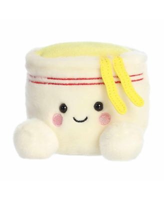 Mini Dashi Cup Noodles Palm Pals Adorable Plush Toy White 5"