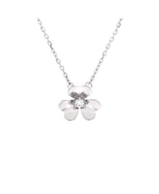 Pre-Owned Van Cleef Arpels Frivole Pendant Necklace - 18k white gold 3410$