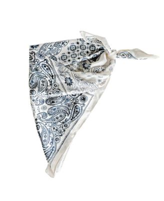 Women's Satin Paisley Headscarf