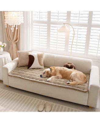 Soft Flannel Breathable Sofa Seat Pad