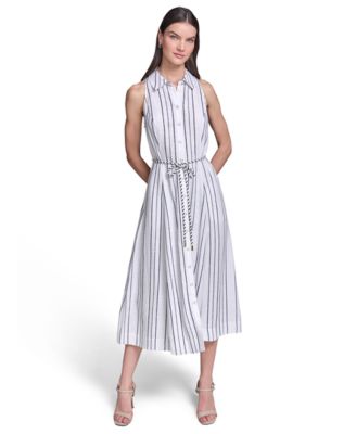Black And White Striped Dress - Macy's