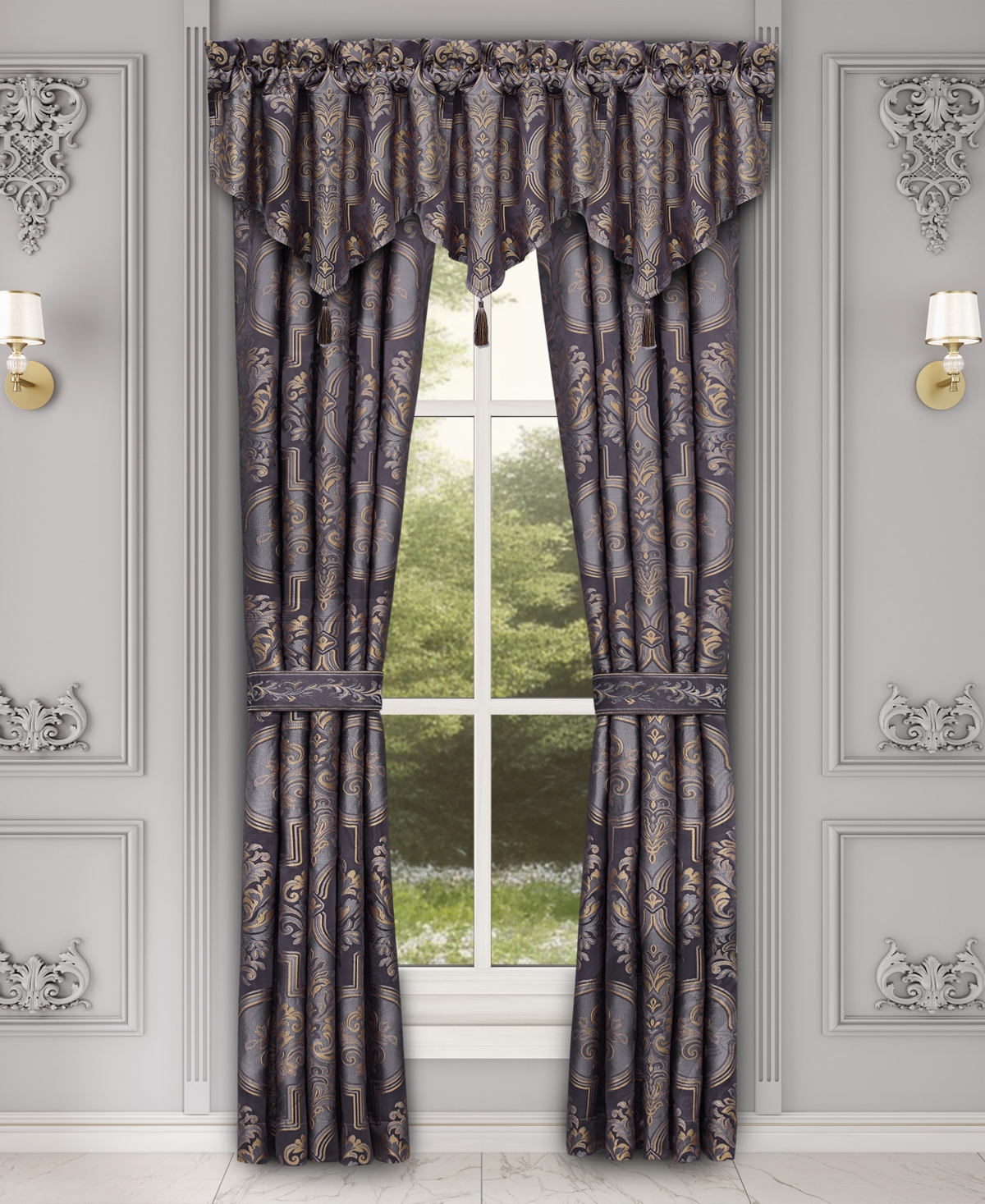 Five Queens Court Manchester Window Panel Pair