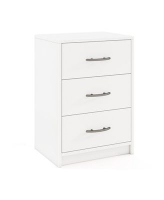 3 Drawer Nightstand with Storage for Living Room