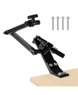 Lawn Mower Blade Sharpener, Adjustable 15degree(s)-45degree(s), with 4 Adapter Pins