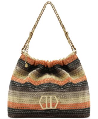 Jackie Large Snap Button Hobo Handbag
