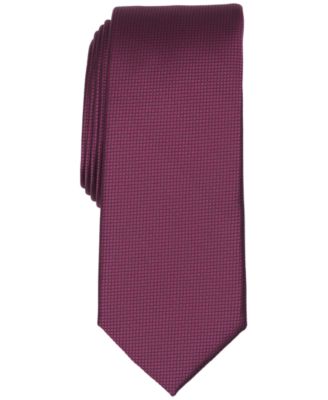 Men's Burnel Micro Check Slim Tie