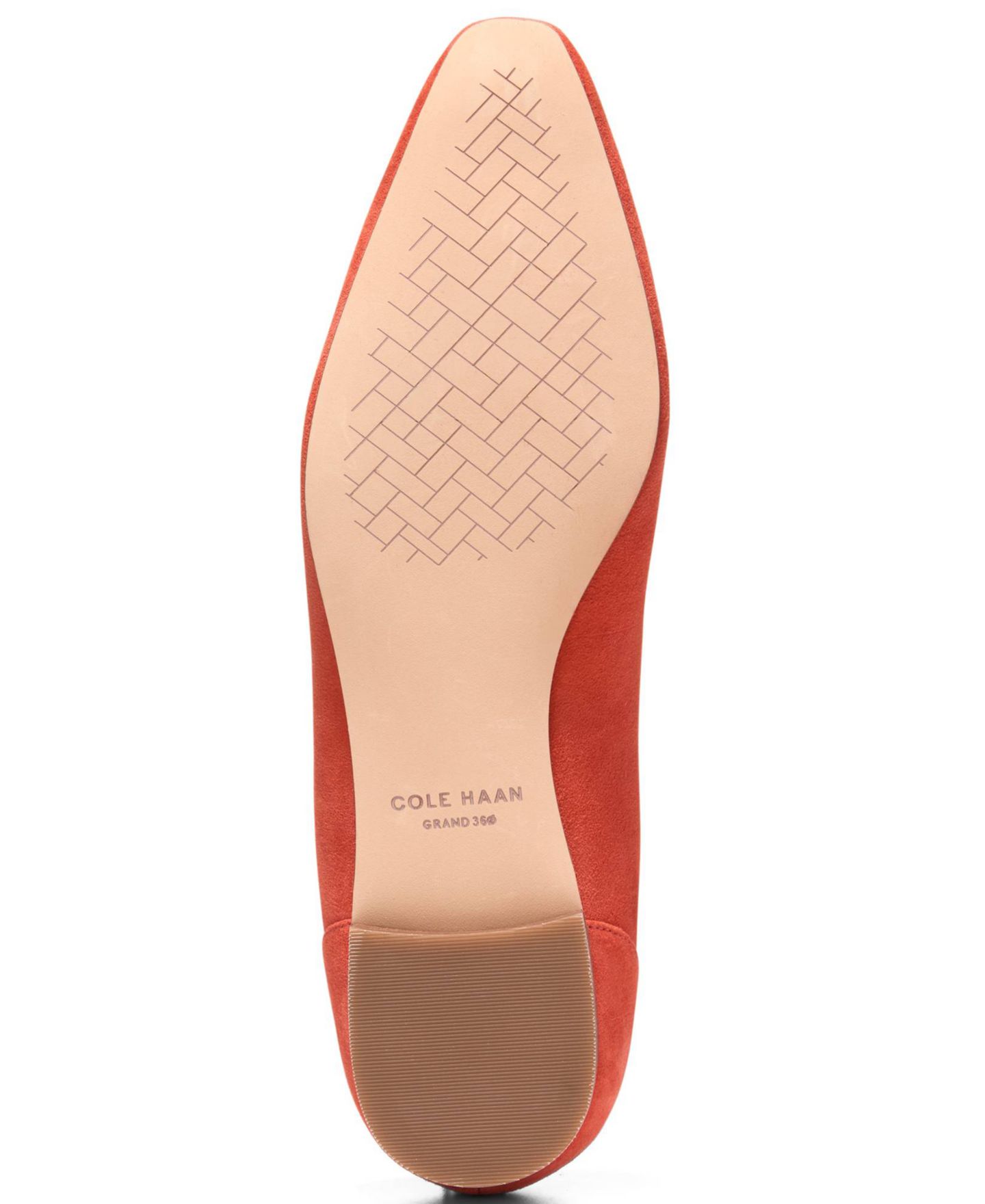 Женские балетки Cole Haan Paget, цвет: Инжирный замшевый — фото 5