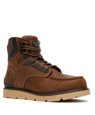 Men's Carbon Flex Wedge Waterproof Moc-Toe Work Boot