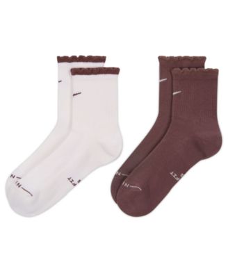 Women's 2-Pack Scalloped Everyday Elevated Crew Socks