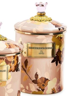 Wild Rose Mauve 48 oz. Medium Canister