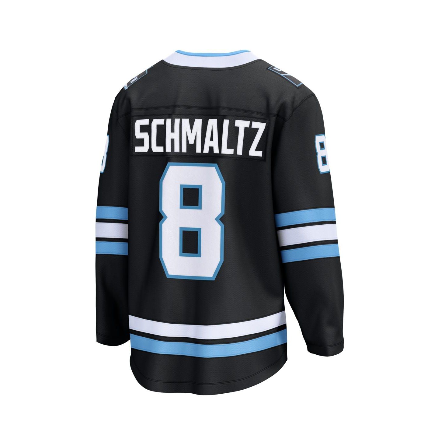 Мужской топ Fanatics Nick Schmaltz Black Utah Mammoth Home Breakaway Jersey — фото 3