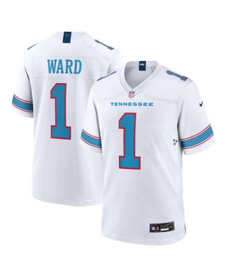 Men's Cameron Ward White Tennessee Titans Game Jersey