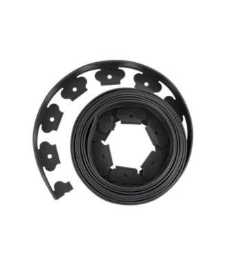 Landscape Edging, 20 ft x 2 in, Flexible Garden Border with 120 Spikes, UV-Resistant