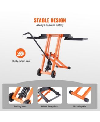 Lawn Mower Lift, 500 lbs Capacity, Hydraulic Jack for Riding Tractors