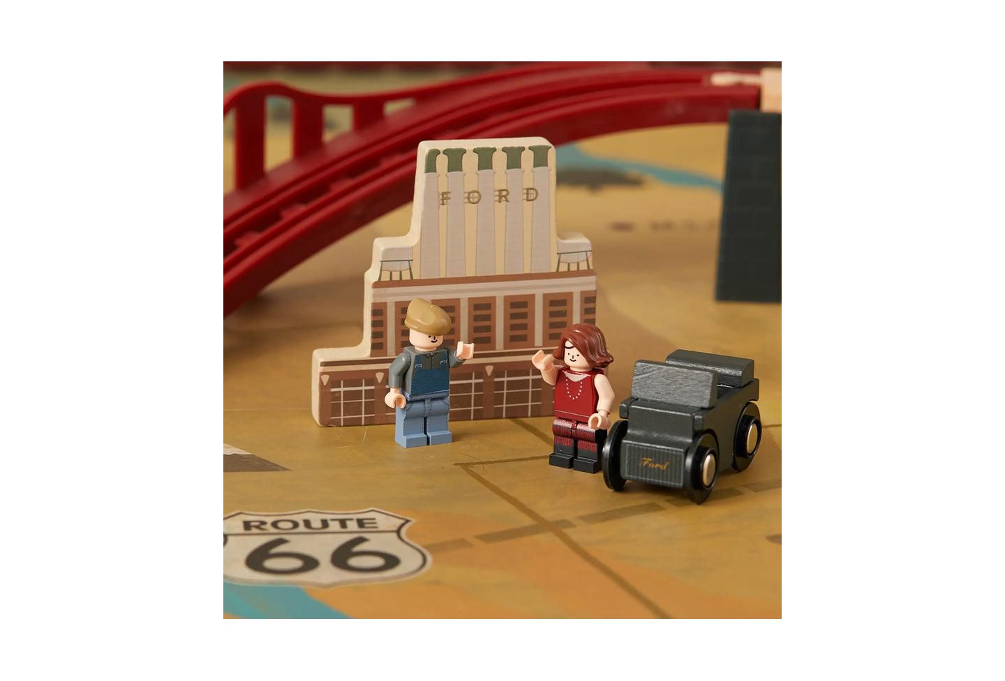 Детская игрушка Tiny Land 1920 Railway Adventure Train Table — фото 11