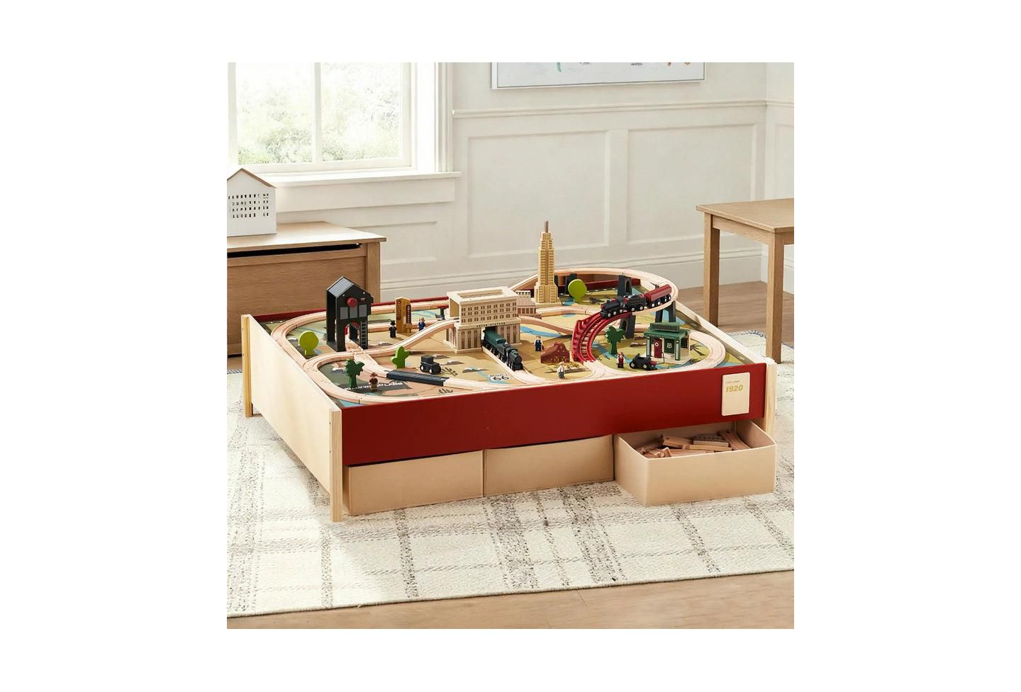 Детская игрушка Tiny Land 1920 Railway Adventure Train Table — фото 1