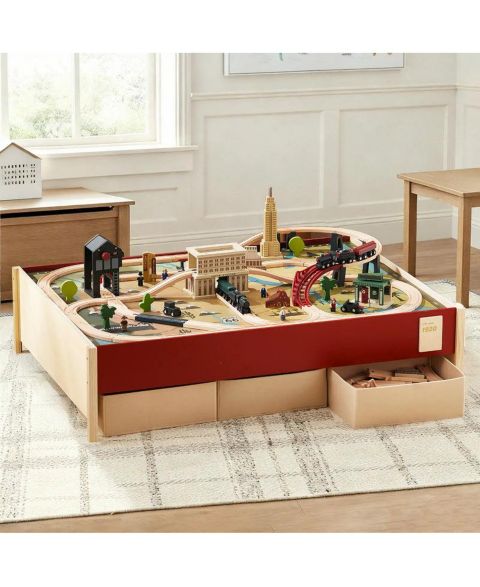 Детская игрушка Tiny Land 1920 Railway Adventure Train Table
