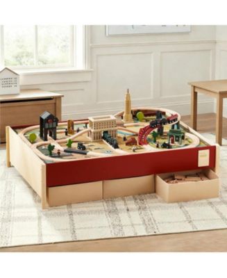 Tiny Land 1920 Railway Adventure Train Table - Macy's