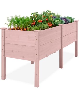  Raised Garden Bed, Extra Deep 16" Depth, Elevated Wood Planter Stand