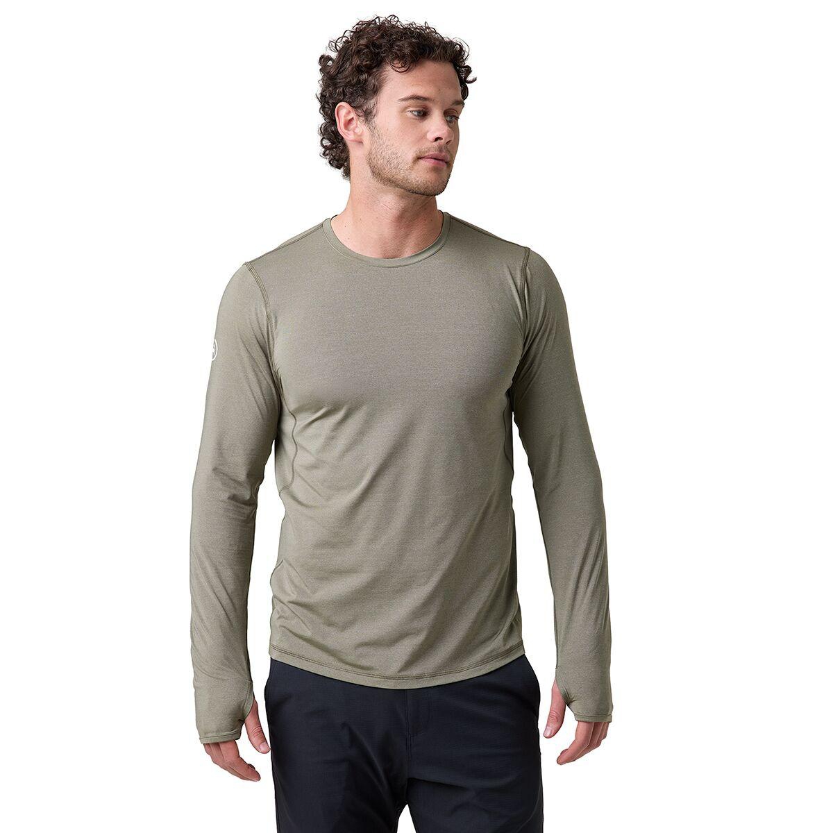 Backcountry Men's Tahoe Pro Lt Sun Long-Sleeve Crew Performance Shirts Long Sleeve - Kalamata