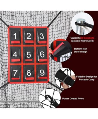 Adjustable Strike Zone Target for Baseball Net,Numbered Pitching Pad,Baseball Softball Target,Practice Throwing and Hitting with Accuracy