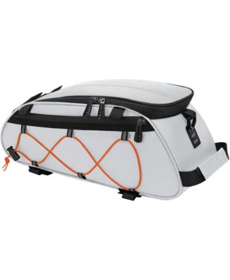 Bike Rack Bag with Removable Panniers Insulated Waterproof Bicycle Trunk Cooler Storage Rear Seat Cargo for Commuting Travel Camping