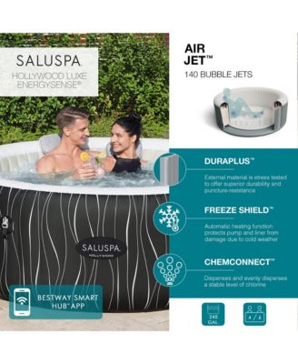 SaluSpa Hollywood EnergySense Luxe AirJet Inflatable Hot Tub