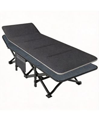 Camping Folding Bed Tent Portable Sleeping Outdoor Office 450Lbs Camping Outdoor Recreation Gear