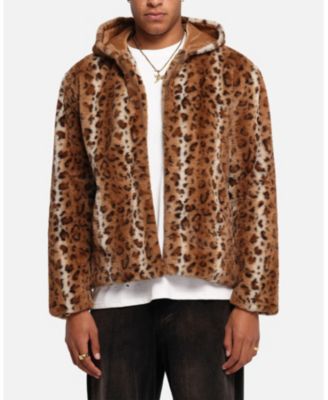 Men's Leopard Fur Jacket