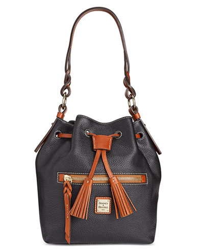Dooney & Bourke Pebble Small Logan Drawstring Bag - Handbags & Accessories - Macy&#39;s