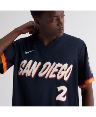 Men's Xander Bogaerts Black San Diego Padres 2026 City Connect Stadium Jersey