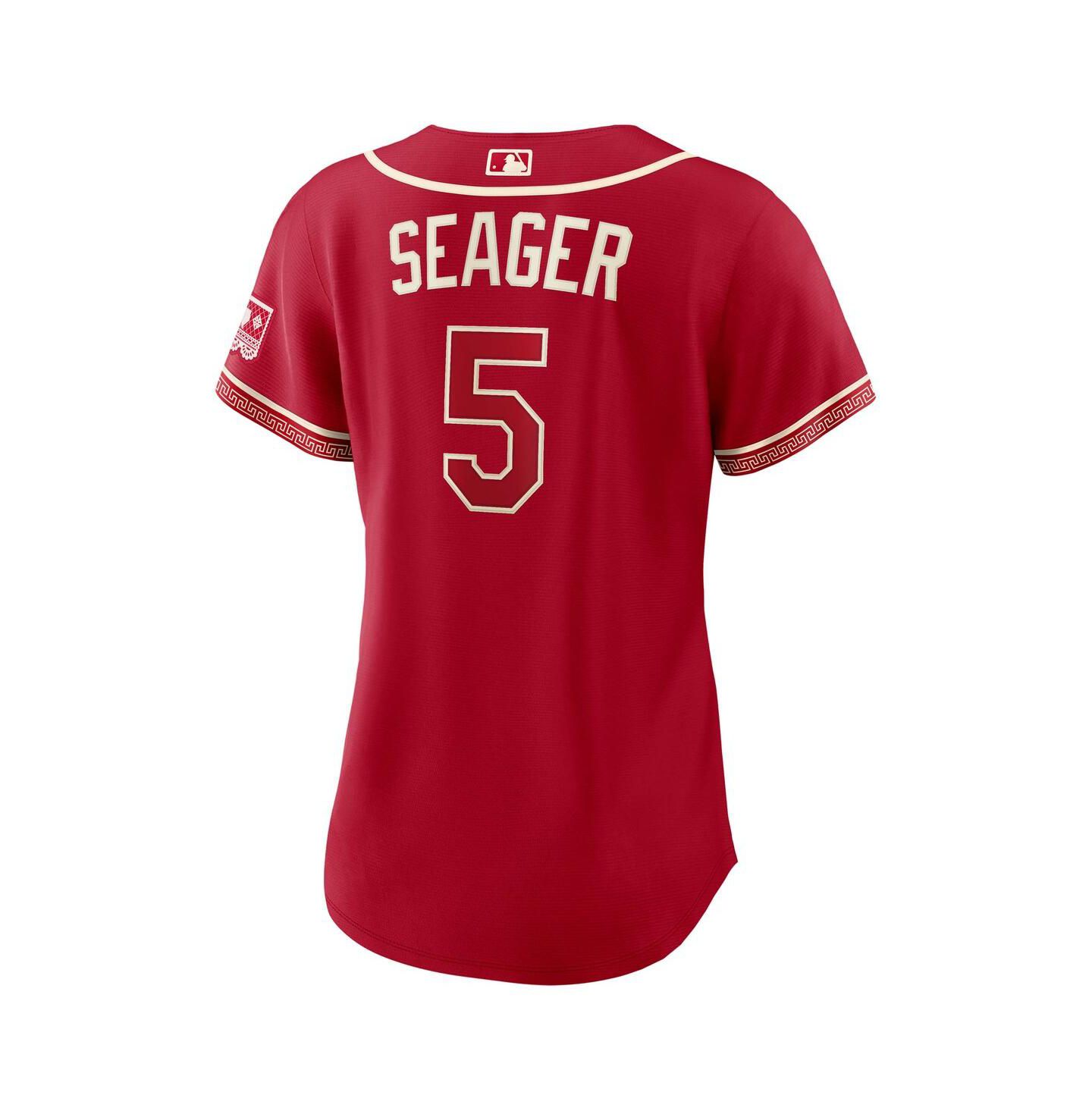 Женский топ Nike Corey Seager Red Texas Rangers 2026 City Connect Stadium Jersey — фото 3