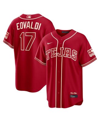 Men's Nathan Eovaldi Red Texas Rangers 2026 City Connect Stadium Jersey
