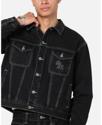 Men's Fray Trucker Denim Jacket