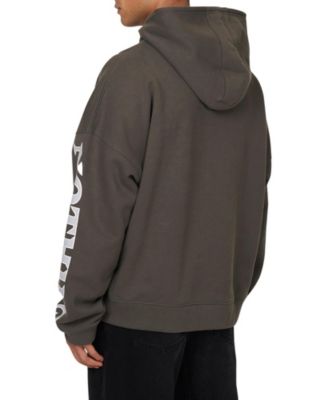 Men's Boxy Washed Statue Print Hoodie