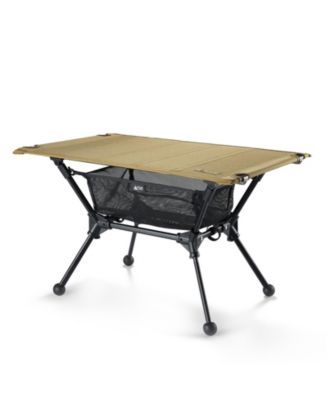 Camping Table Portable Folding Mesh Storage Net High Low Options Camping Outdoor Recreation Gear