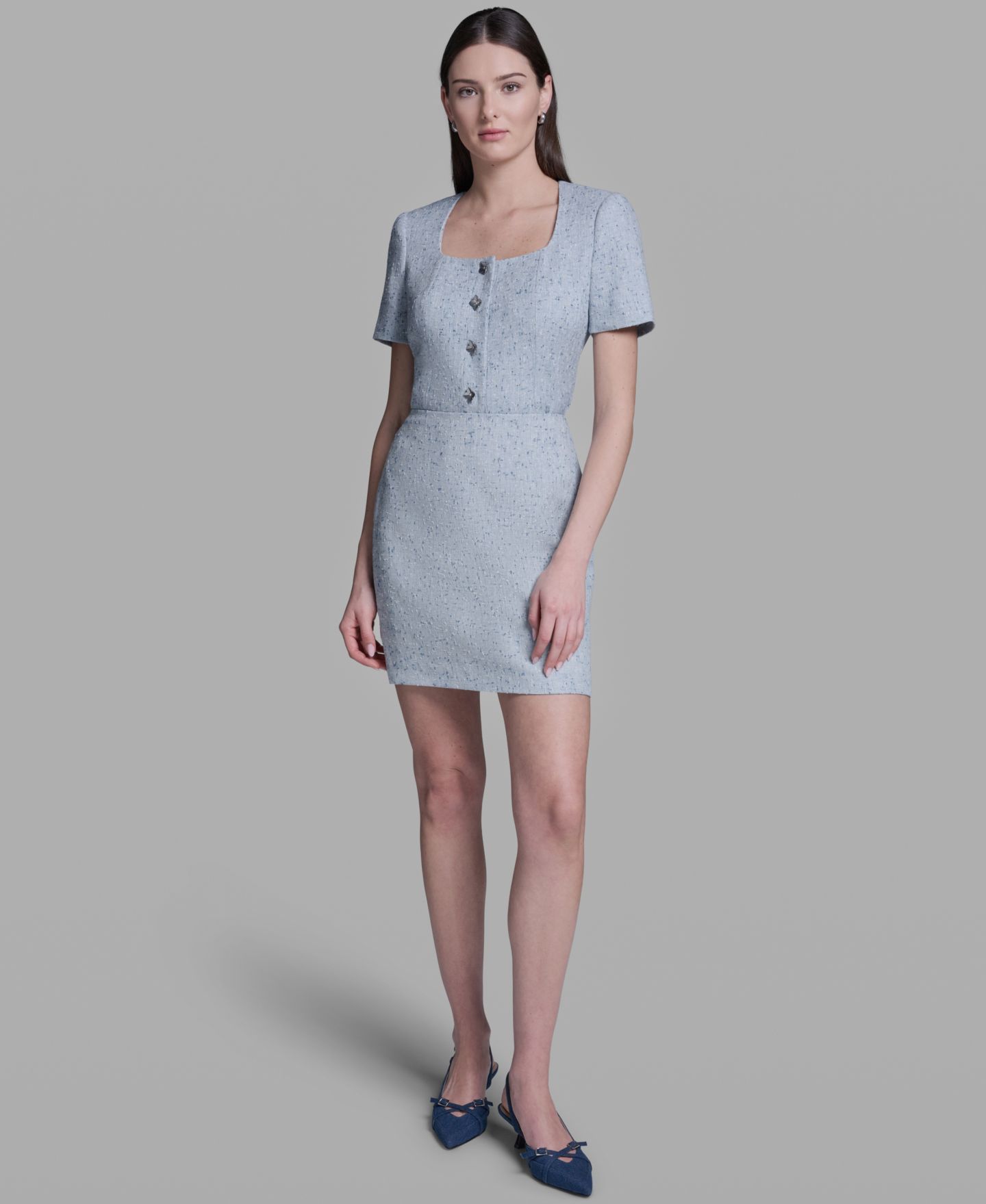 Женская юбка BCBG Novelty Mini, цвет: Светлый разноцветный — фото 2