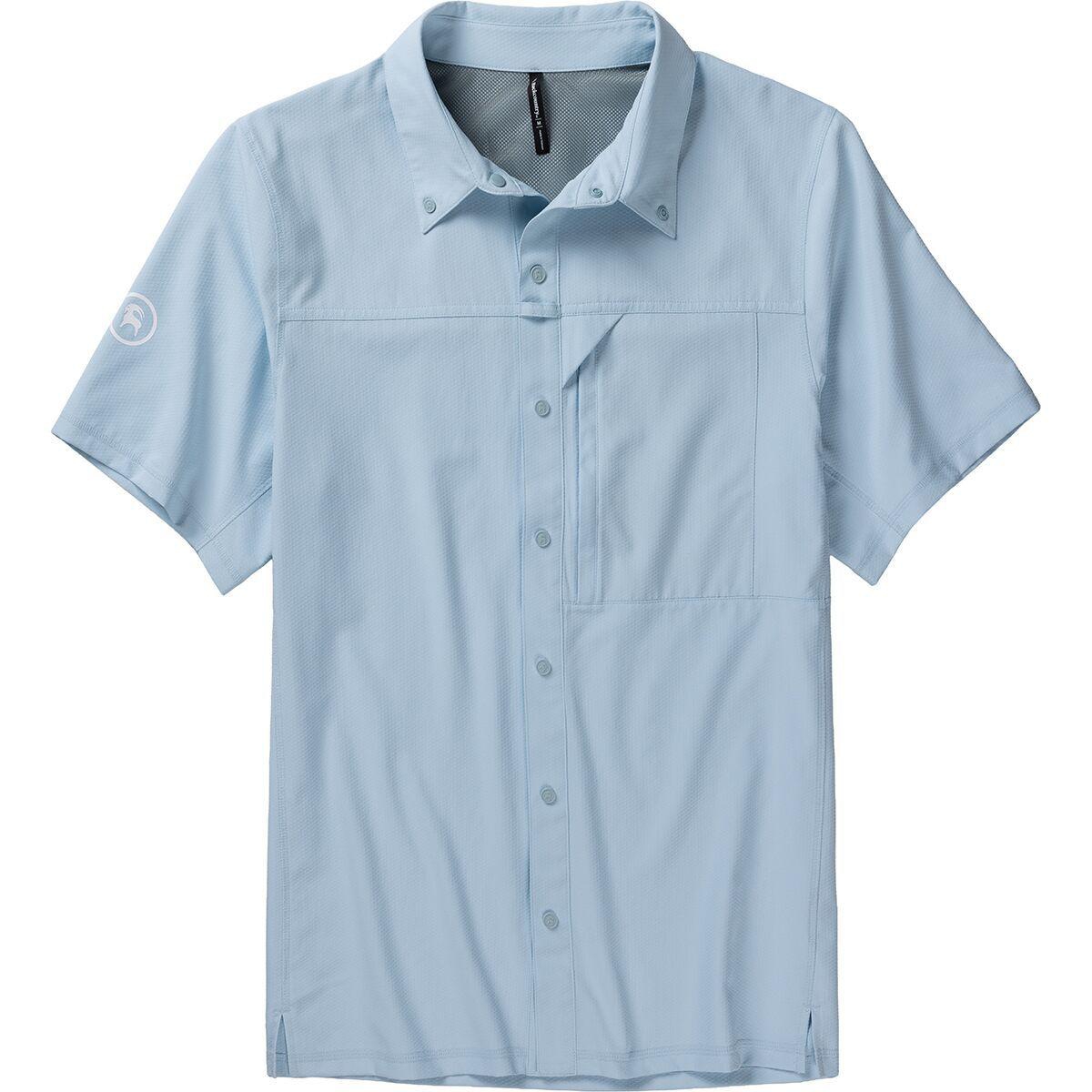 Backcountry Men's Backcountry Tahoe Woven Short-Sleeve Snap-Up Shirt Performance Shirts Short Sleeve - Skyride