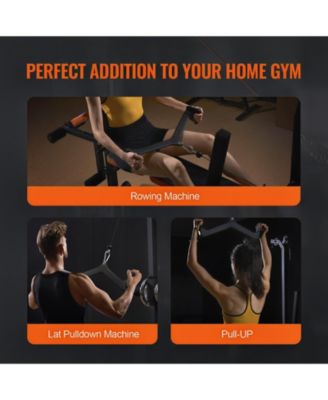 LAT Pulldown Attachments 5 Piece Set with T Bar V Bar and Tricep Bar