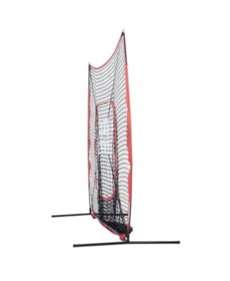 Baseball Softball Practice Net with Bow Frame and Carry Bag